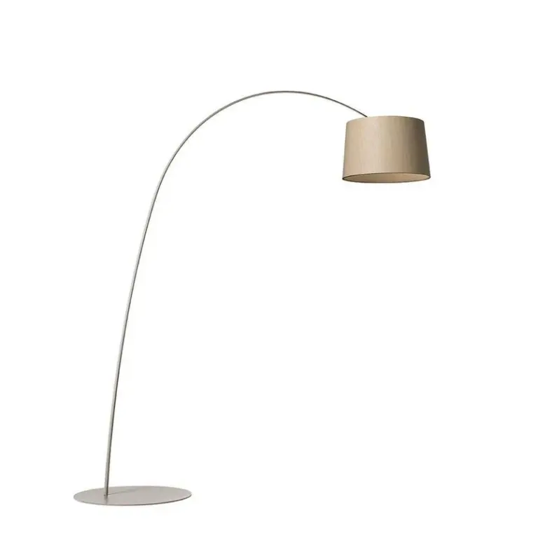 Foscarini - Twiggy LED Gulvlampe Greige/Wood