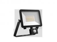 Fox Floodlight 30w 2550lm 3000k Pir Sort