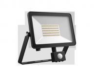 Fox Floodlight 50w 4250lm 3000k Pir Sort