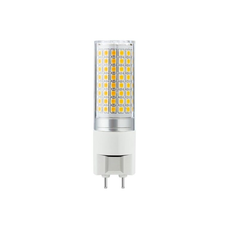 G12 11cm / 18W dæmpbar LED pære - 2000lm, 3000K, klart glas