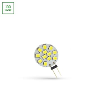G4 1,2W LED pære, 12V - 110mA, dekorativ belysning