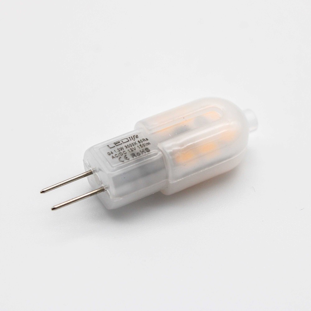 G4 1,2W LED pære - 12V AC/DC, G4