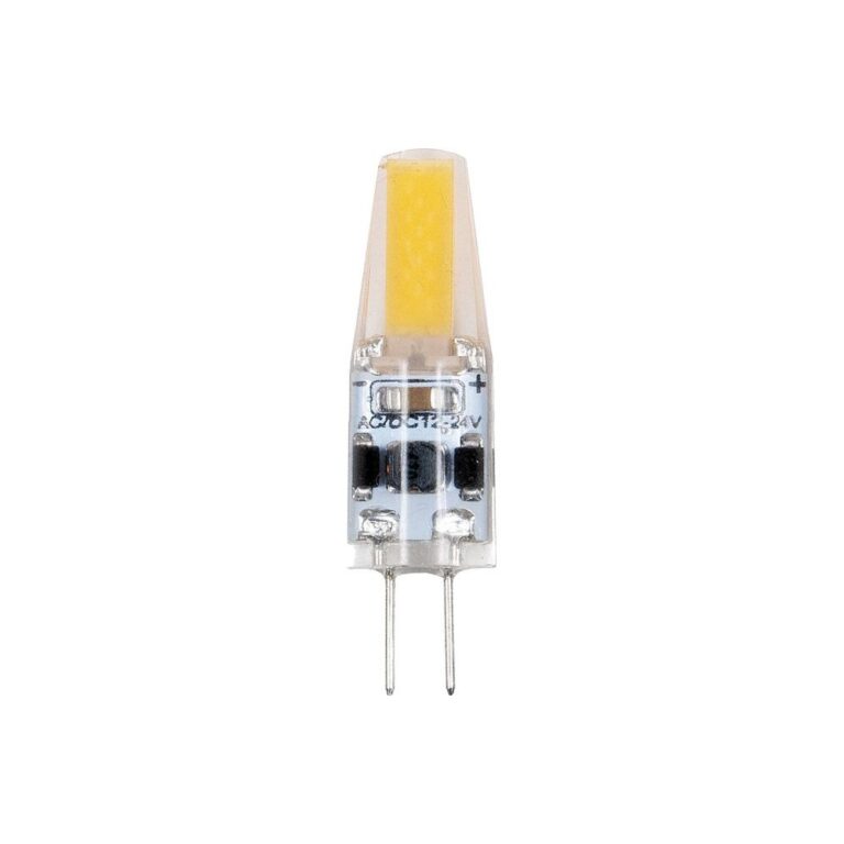G4 1,5W LED pære, 12V - 160lm, dæmpbar, COB, varm hvid