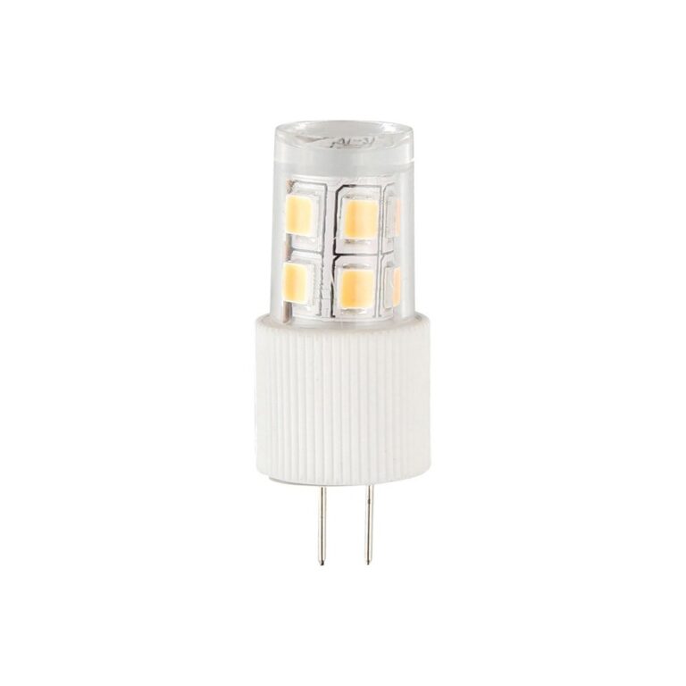 G4 2W dæmpbar LED pære, 12V - 200lm, T14.6, varm hvid, klar glas