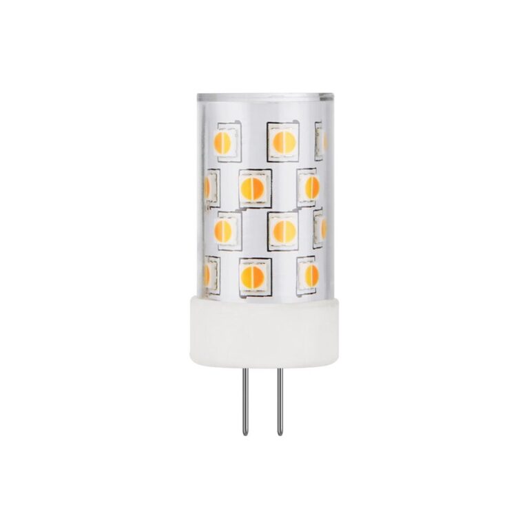 G4 3W DimToWarm LED pære, 12V - 210lm, dæmpbar, 2200K-3000K, klar glas