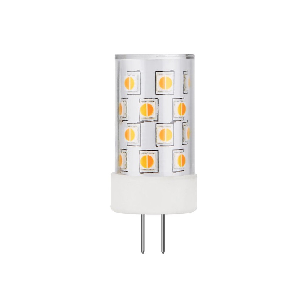 G4 3W DimToWarm LED pære, 12V - 210lm, dæmpbar, 2200K-3000K, klar glas
