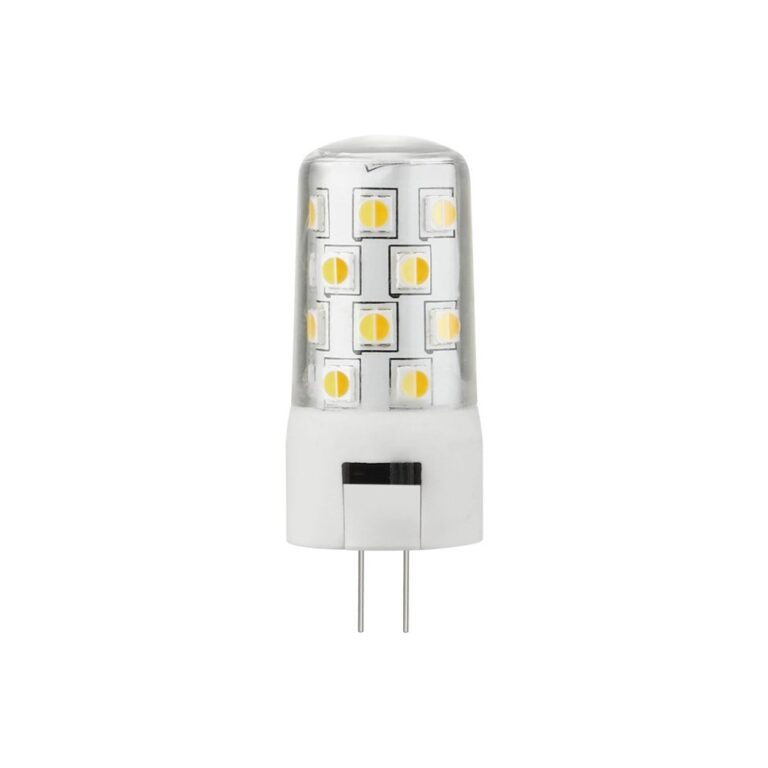 G4 3W LED pære, 12V - 4,6cm, CCT, dæmpbar, RA90, klar glas