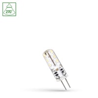 G4 LED pære, 1,5W, 12V, 110 lumen, 3000K, ikke dæmpbar