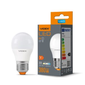 G45 LED-pære 4W E27 - varm hvid, 230V, 380 lm