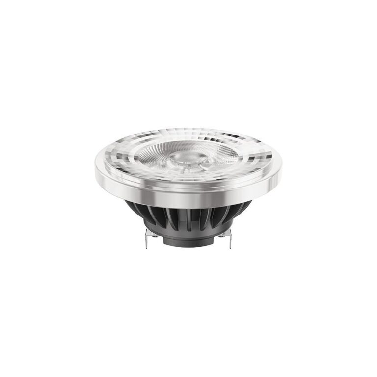 G53 AR111 12W dæmpbar LED pære, 12V - 1320lm, 36Â°, 3000K, AC/DC