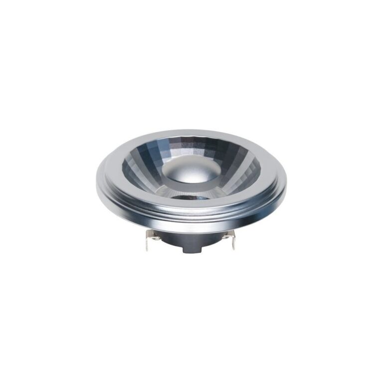 G53 AR111 15W dæmpbar LED pære, 12V - 1080lm, 24Â°, 2700K, grå finish