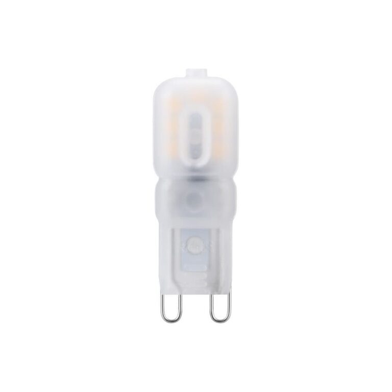 G9 2W LED pære - 220lm, 4000K, mat glas