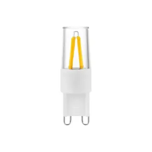 G9 2W dæmpbar LED pære - Filament, 5,2cm, 2700K, klart glas