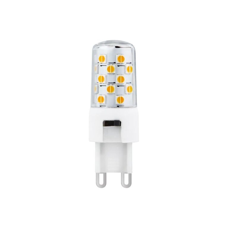 G9 3,4W dæmpbar LED pære - 350lm, RA90, CCT switch, 5,5cm, klart glas