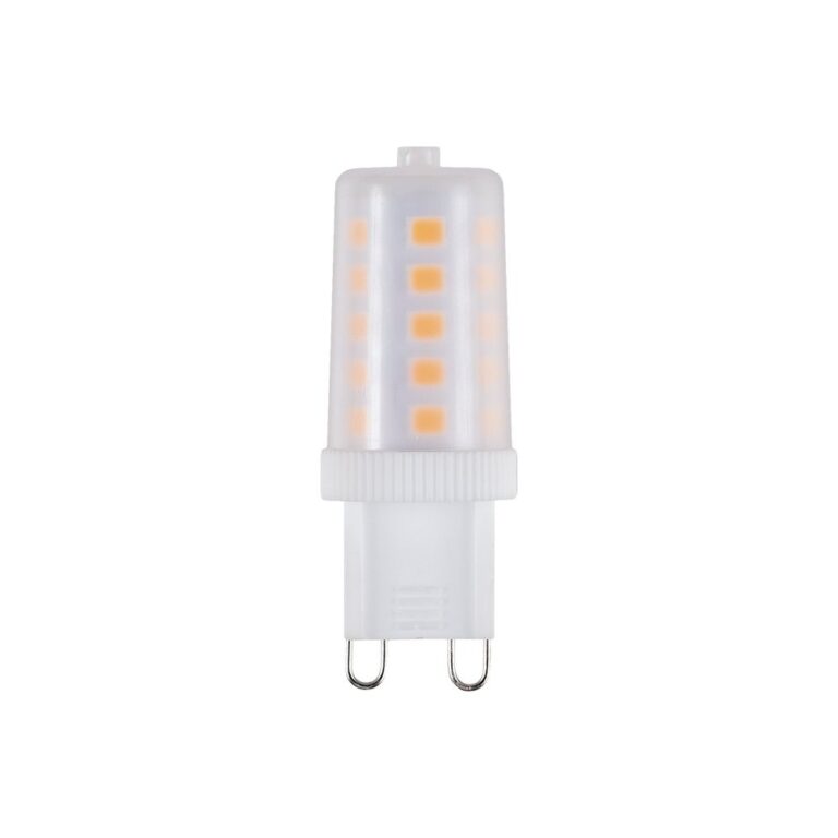 G9 3W LED pære - 320lm, mat glas, 2700K