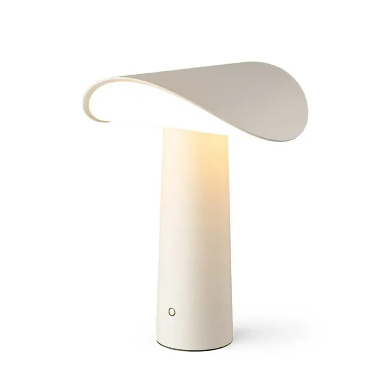 GEJST - Lium LED-batteridrevet bordlampe, grå, 2.700 K, USB