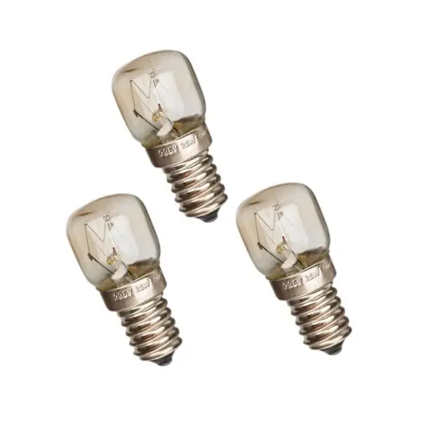 GN - 3-pack Pære 25W Halogen Ovn Pære E14