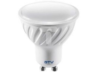 GTV LED-pære smd 2835 neutral hvid GU10 7,5W AC 220-240V 50-60Hz lysvinkel 120st 570lm 65mA (LD-PC7510-40)