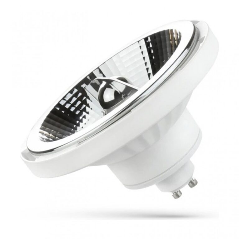 GU10 10W dæmpbar LED spot - AR111, hvid, 20Â° spredning