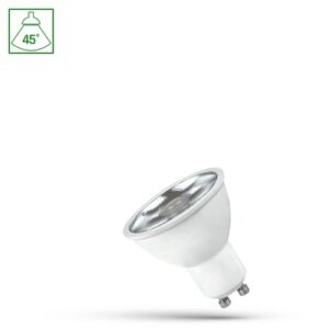 GU10 4,5W - 230V, 4W, 45Â°, Neutral Hvid, med Linse, Spectrum