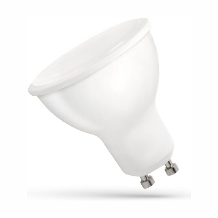 GU10 4W LED pære - Matteret, hvid plast