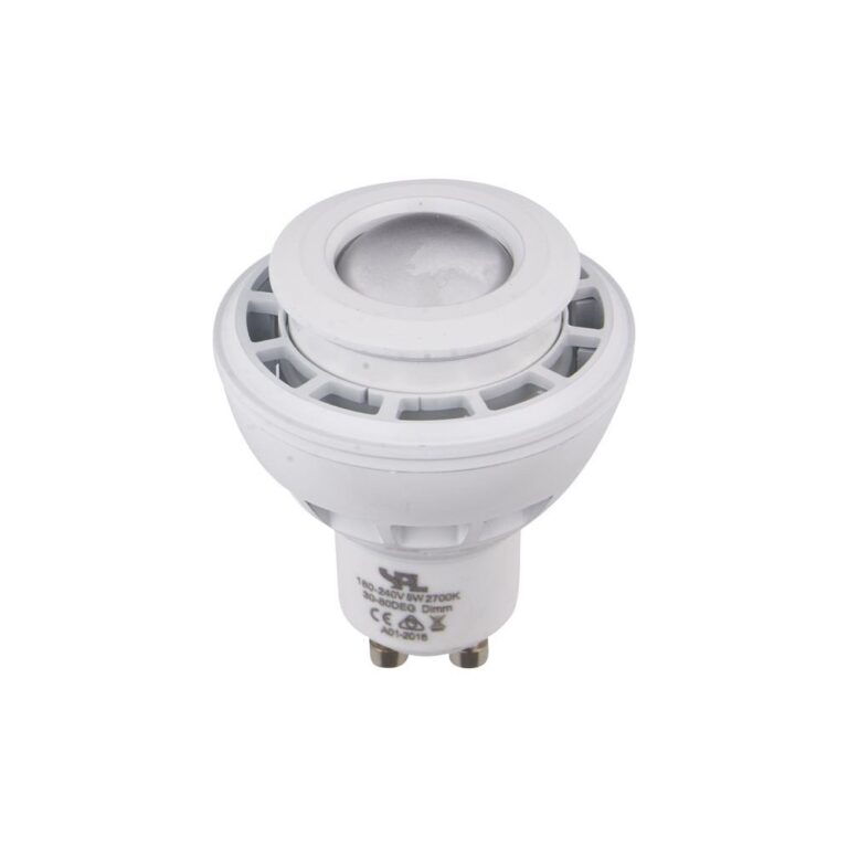 GU10 5,5W DimToWarm LED pære - 2000K-2800K, 30-80Â°, hvid, dæmpbar