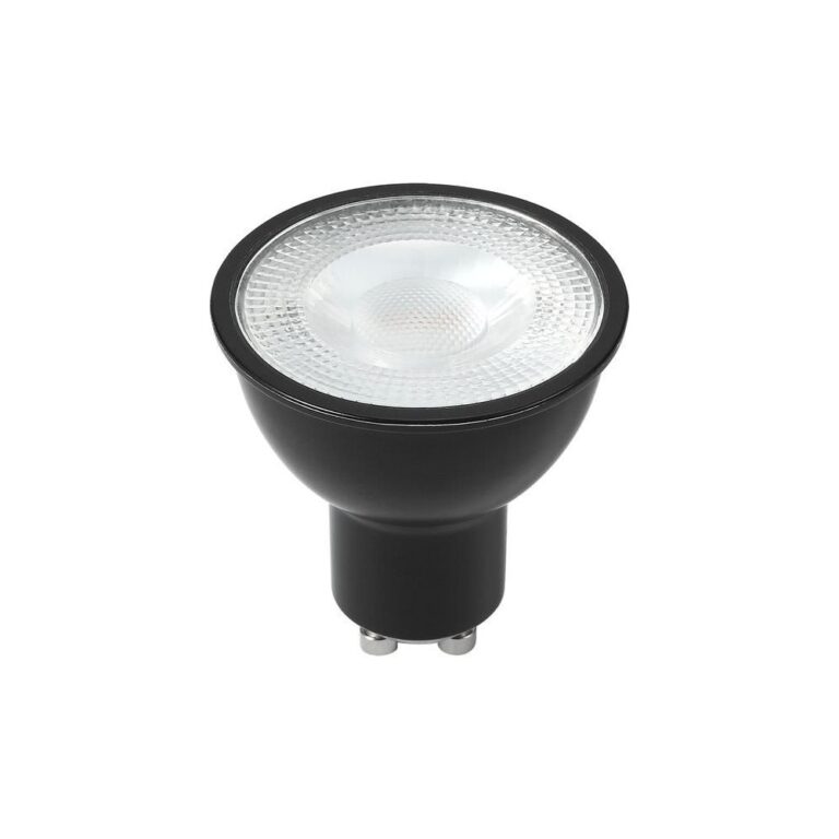 GU10 5W dæmpbar LED pære - 470lm, 2700K, 35Â°, sort, MR16 størrelse