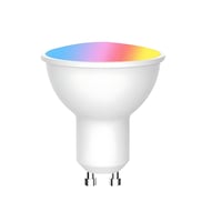 GU10 5W smart home LED pære, Zigbee, kompatibel med Google Home, Alexa og smartphones, dæmpbar via Zigbee, RGB + CCT (varm til kold hvid)