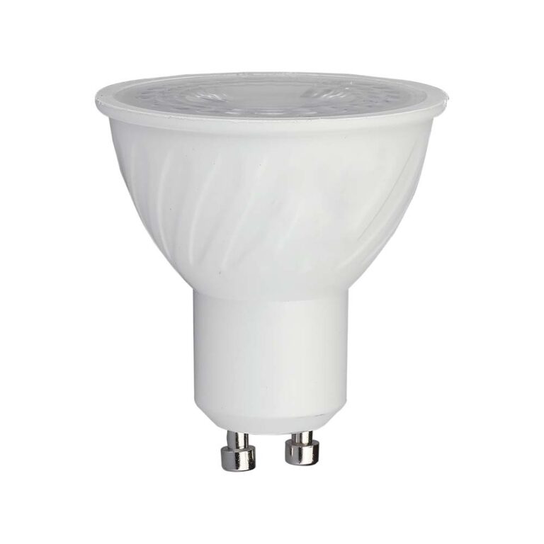 GU10 6,5W dæmpbar LED pære - Samsung LED chip, 110 grader, 3000K, 5 års garanti