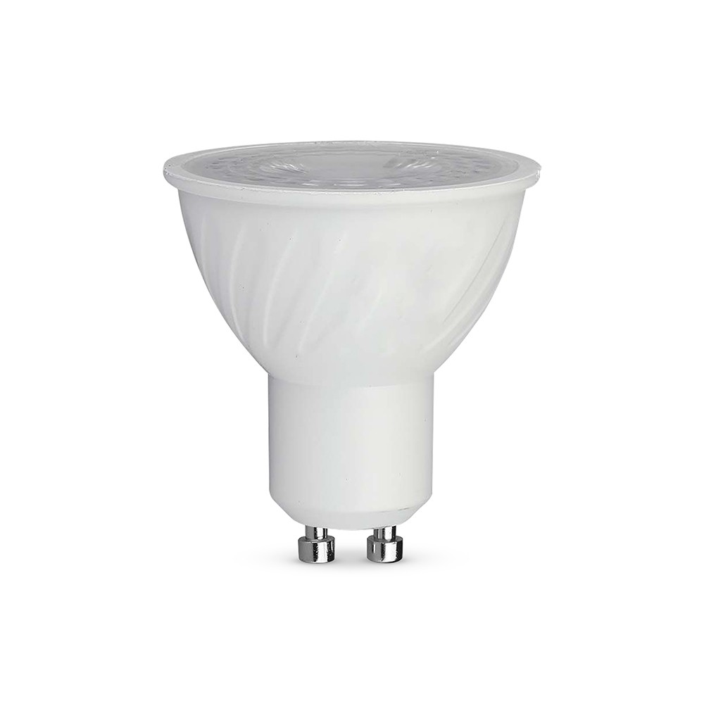 GU10 6W LED pære - Samsung LED chip, 445lm, 110°, 4000K, erstatter 60W