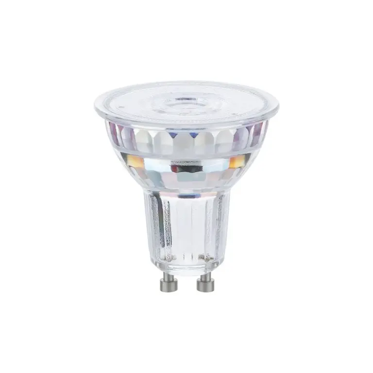 GU10 6W dæmpbar LED pære - 600lm, 2700K, 36 grader, glas