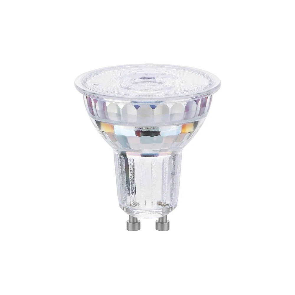 GU10 6W dæmpbar LED pære - 600lm, 2700K, 36 grader, glas