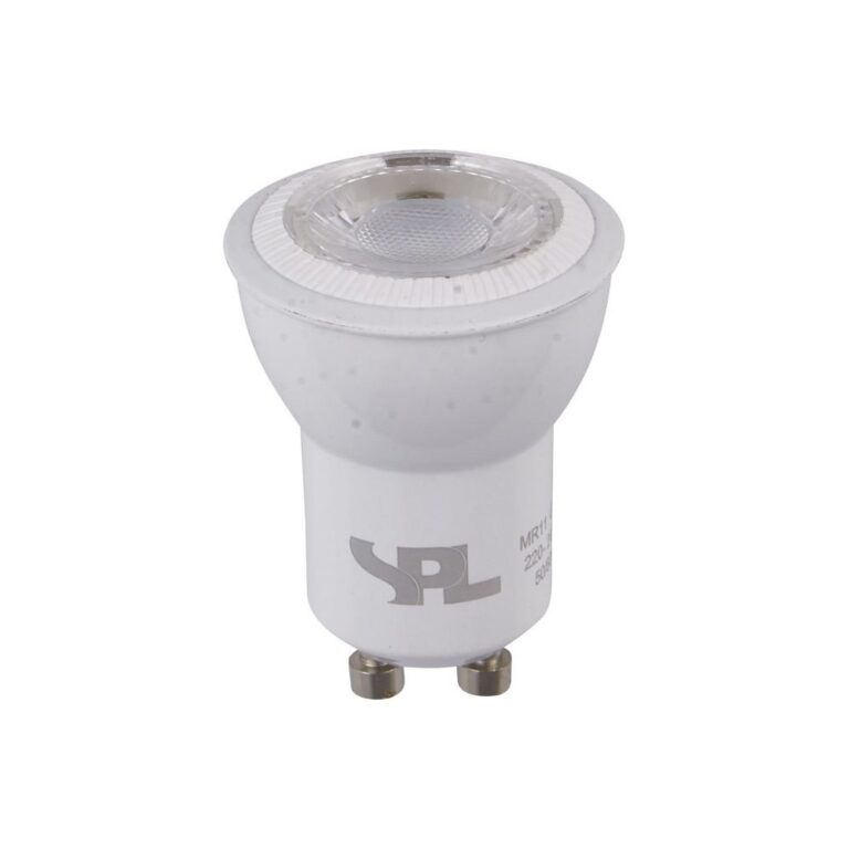 GU10 MR11 4W dæmpbar LED pære - 280lm, 3000K, 35 grader, hvid