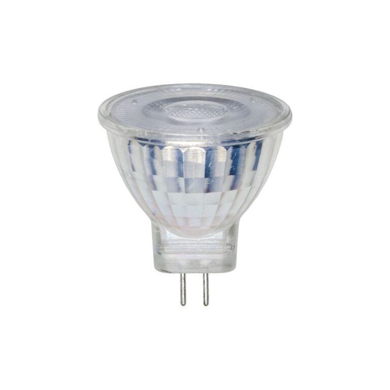 GU4 4,2W dæmpbar LED pære, 12V - MR11, glas, 36Â°, 400lm, 2700K