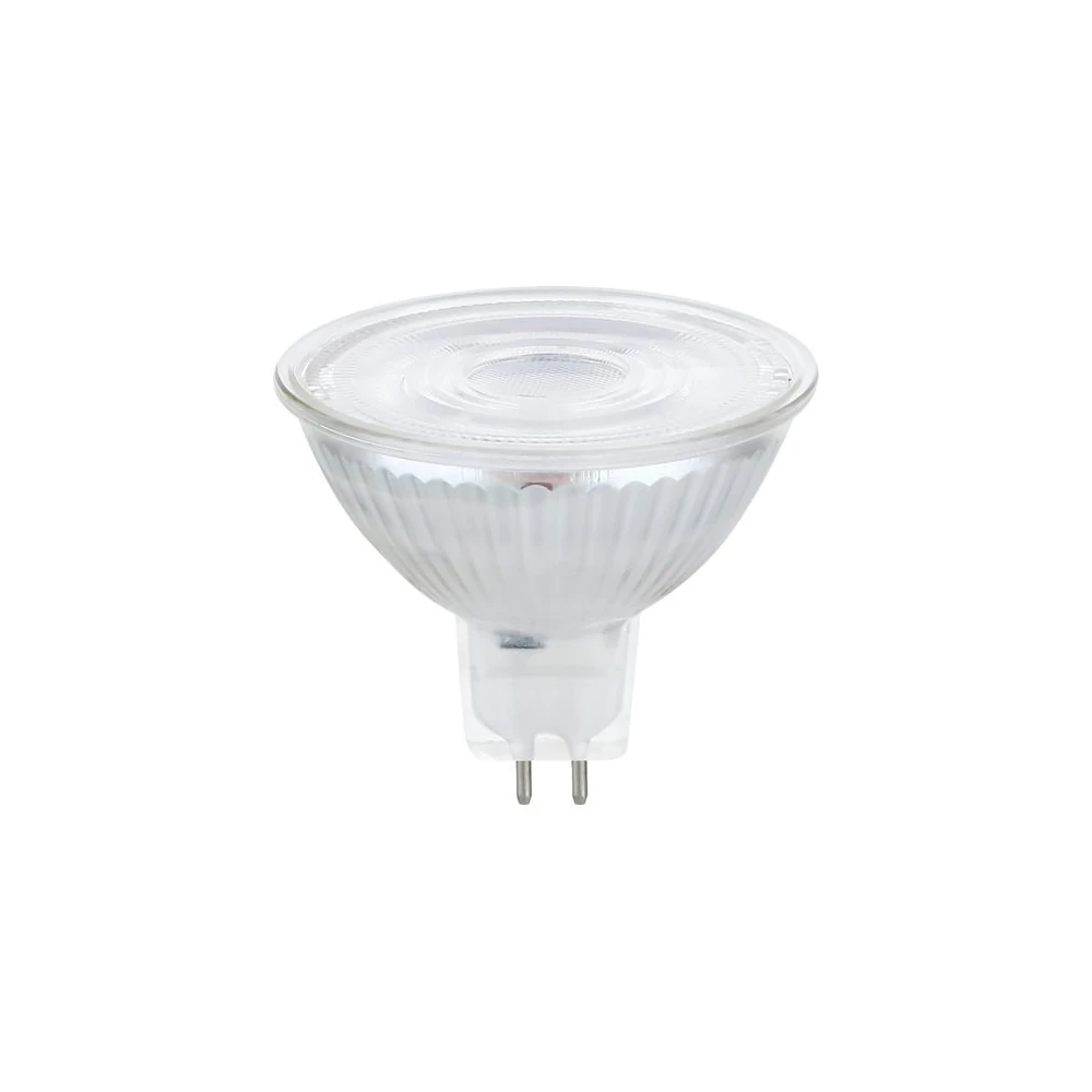 GU5.3 3,4W LED pære, 12V - 410lm, MR16, 36°, glas, varm hvid