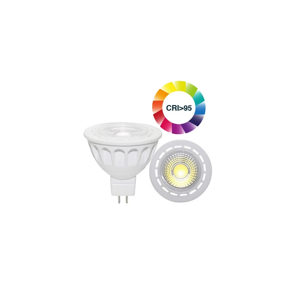 GU5.3 3W dæmpbar LUX3 LED spotpære - 12V, MR16, RA 97