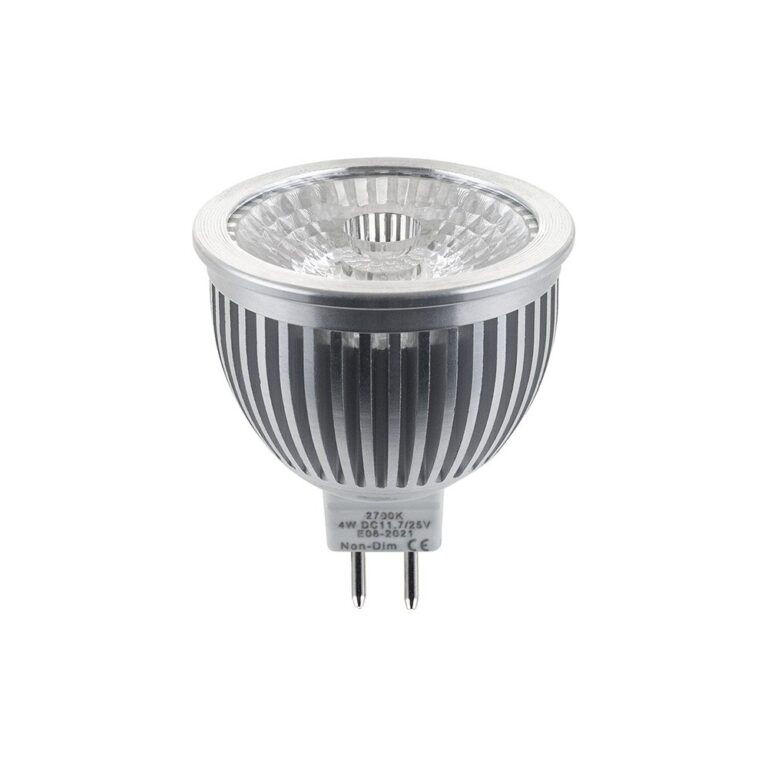 GU5.3 4W LED pære - 12-30V, 325lm, 38Â°, MR16, 2700K