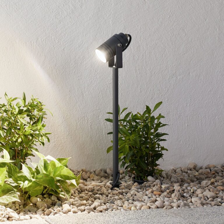 Galina Udendørs Lampe w/Spike H40 Dark Grey Lucande - Moderne - Metal - Med én lyskilde