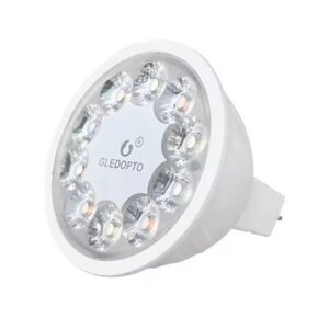 Gledopto 5W Zigbee LED pære - Hue kompatibel, 12V/24V, RGB+CCT, MR16