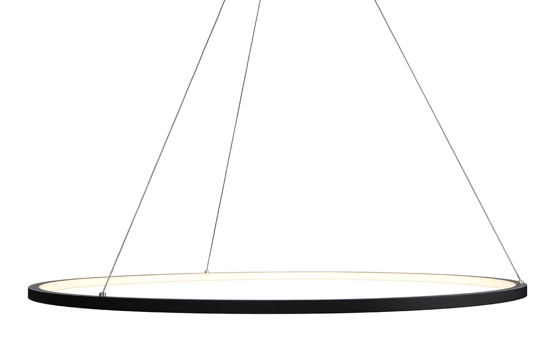 Gloria pendel Ø80 in Slim LED, sort
