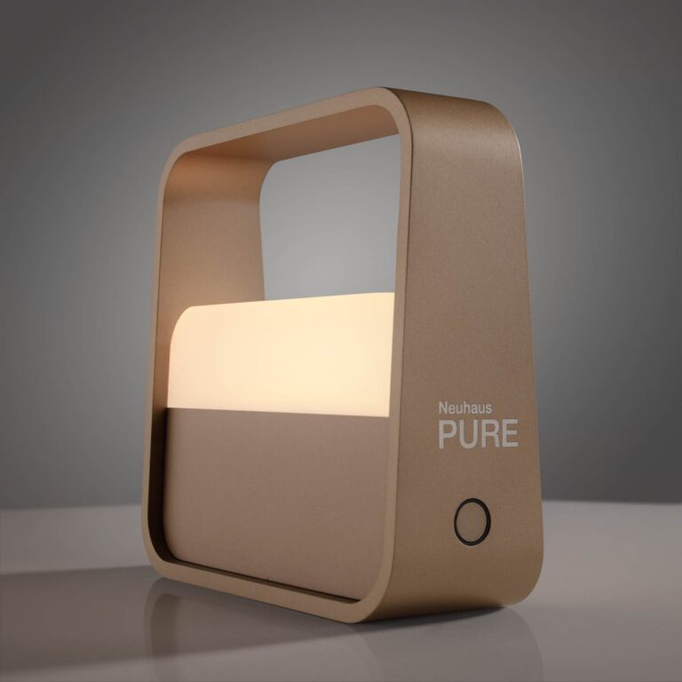 Go LED-batteridrevet bordlampe, bronze, aluminium – PURE PURE Go - Stue - Moderne - Kantet