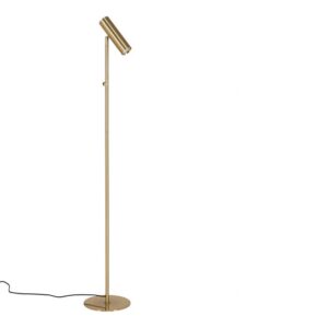 Gulvlampe Lampe i messing med stofledning på 210 cm Pære: GU10/5W LED IP20 - 6409104