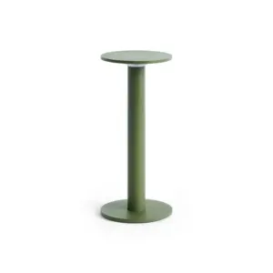 HAY - HOST BÆRBAR LED-bordlampe med batteri, olivengrøn 22 cm IP44