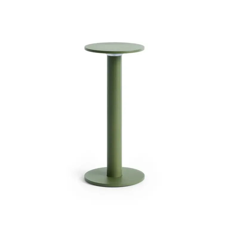 HAY - HOST BÆRBAR LED-bordlampe med batteri, olivengrøn 22 cm IP44