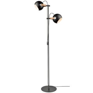 Halo Design - D.C Gulvlampe 2L Ø18 Black/Oak