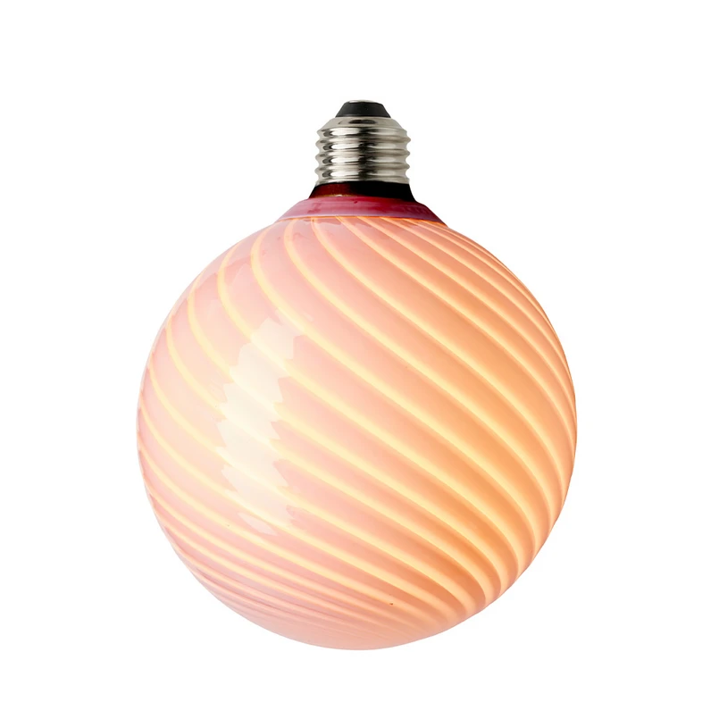 Halo Design - Lyspære LED Candy 3,5W Ø125 3-trins dæmpbar Rose E27 Farver