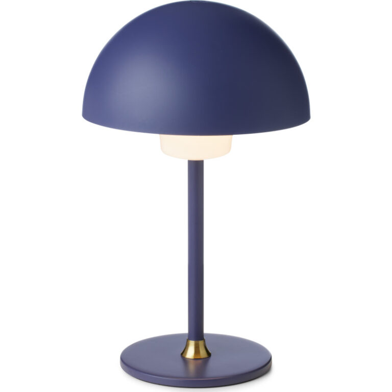 Halo Design Moon genopladelig bordlampe, blå