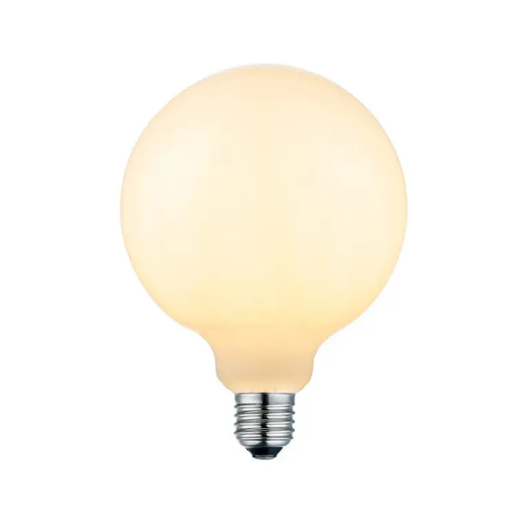 Halo Design - Pære LED 6,5W Globe Ø125 Opal Dæmpbar E27 Colors