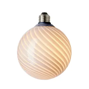 Halo Design - Pære LED Candy 3,5W Ø125 3-trins dæmpbar Grå E27 Colors