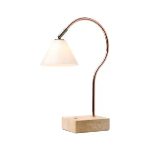 Halo Design - Question Portable Bordlampe Kobber Antique/Messing Opal